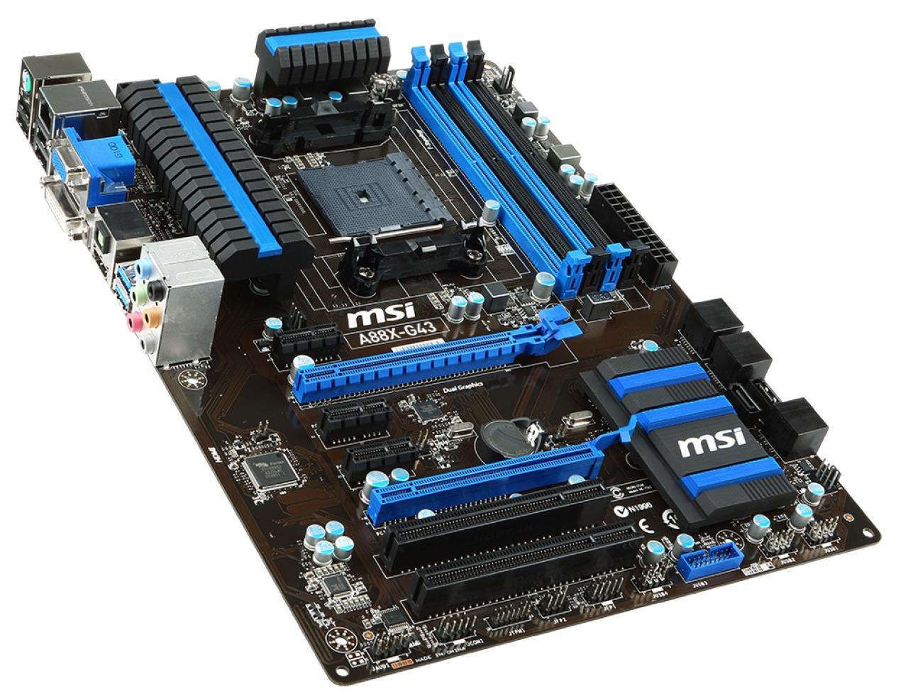 [24/09/2013] MSI A88X-G43: Mid-Range-Mainboard ab Mitte Oktober für 85 Euro verfügbar (3)