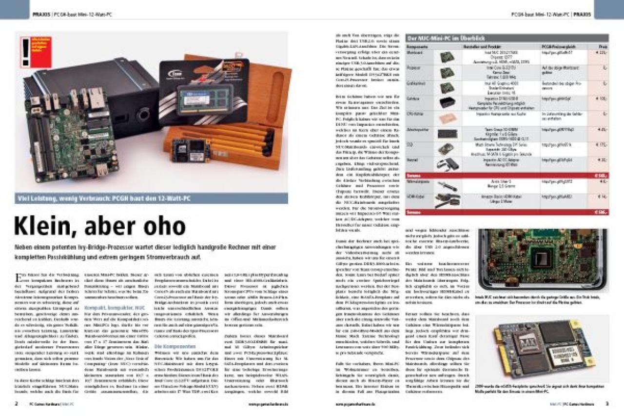 [02/09/2013] PCGH baut den 12 Watt PC