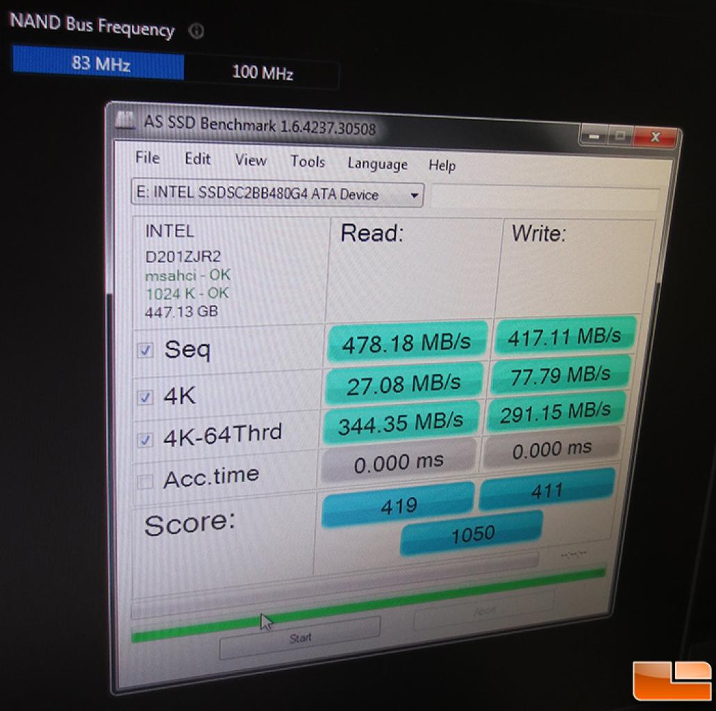 [01/09/2013] SSD-Speicher-Controller übertaktet (83 MHz/ 625 MHz):