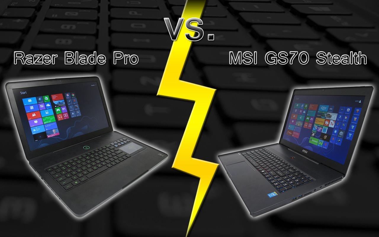[30/09/2013] MSI GS70 gegen Razer Blade Pro im Test: Was können die kompakten Gaming-Notebooks?