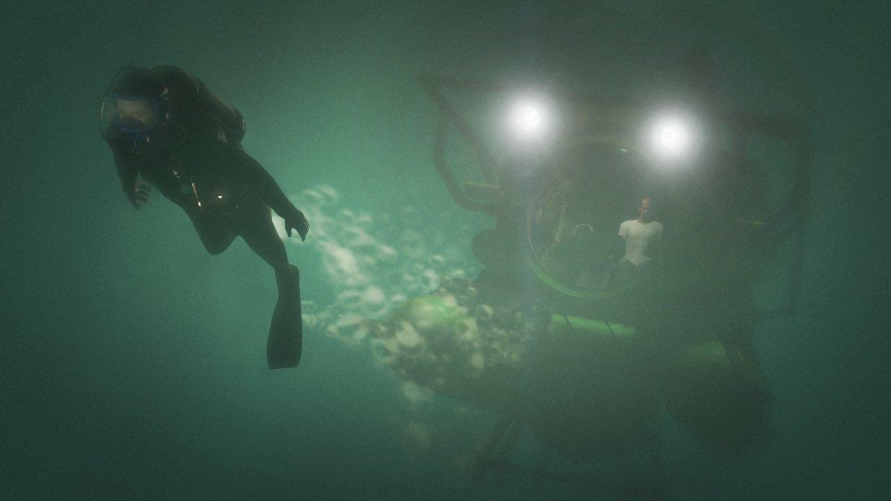 [05/09/2013] 05.09.: Errinnern Sie sich an James Bond Feuerball? Leider ist das Wasser hier nicht so glasklar wie auf den Bahamas und die Ladys sehen schlechter aus, gell Trevor...