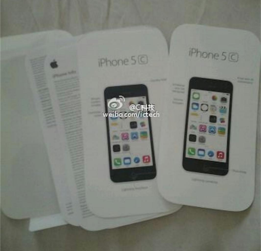 [02/09/2013] iPhone 5C: Fotos zeigen verpackte Exemplare und Handbuch