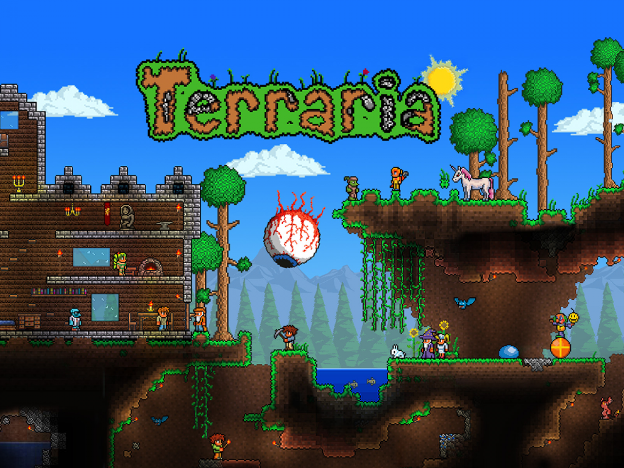 [12/09/2013] Auch nach fast 15 Jahren bekommt Terraria noch laufend Updates.