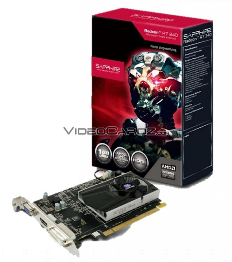 [07/10/2013] AMD Radeon R7 240 Sapphire 1 GiB DDR3
