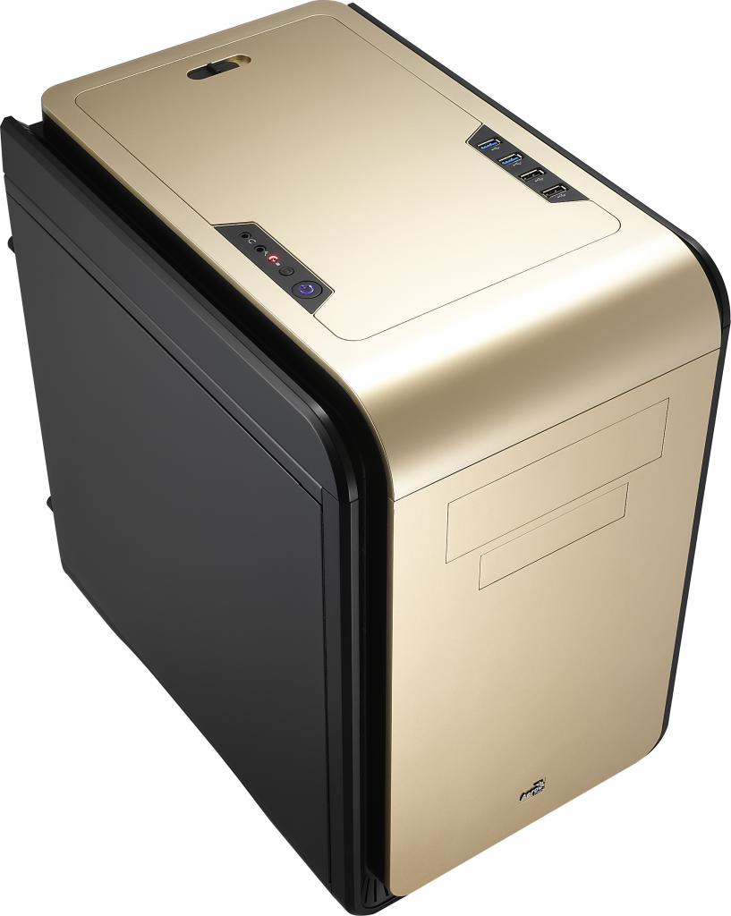 [04/10/2013] Aerocool Dead Silent Cube schwarz gold 2