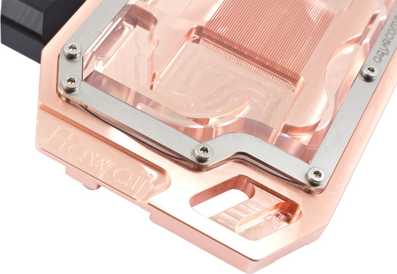 [29/10/2013] Aquacomputer kryographics Hawaii: Wasserkühler für Radeon R9 290X mit 