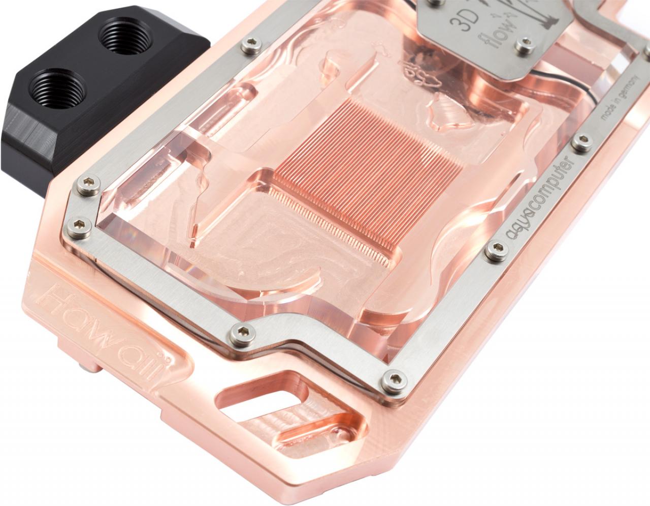 [29/10/2013] Aquacomputer kryographics Hawaii: Wasserkühler für Radeon R9 290X mit 