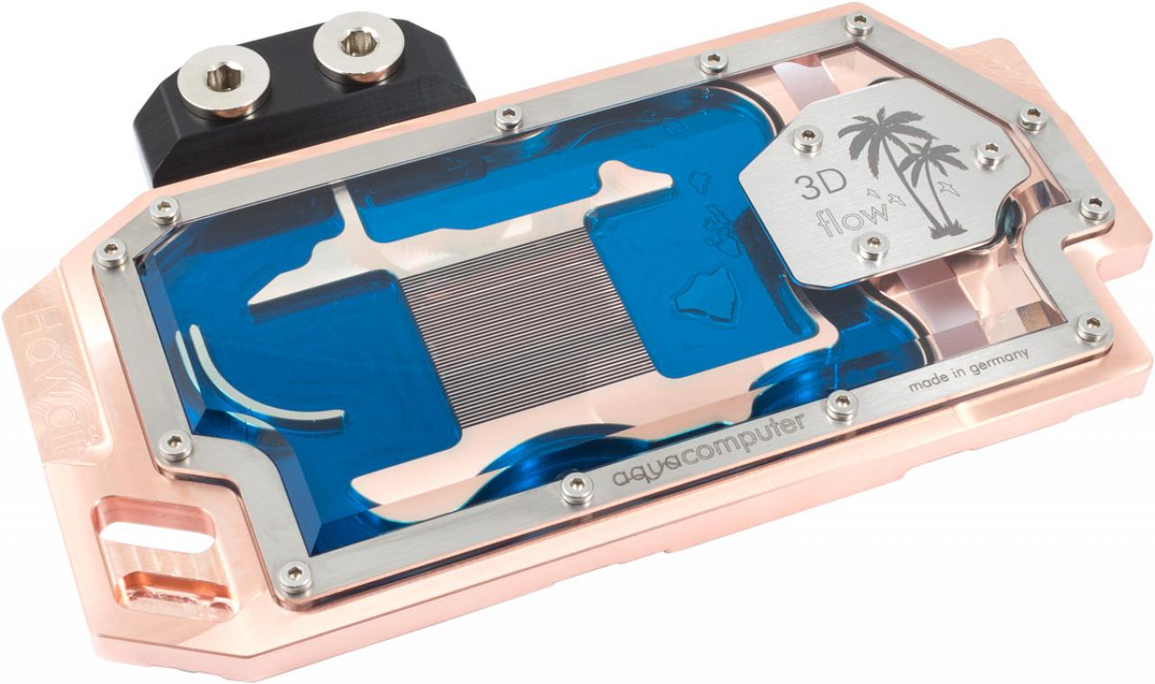 [29/10/2013] Aquacomputer kryographics Hawaii: Wasserkühler für Radeon R9 290X mit 