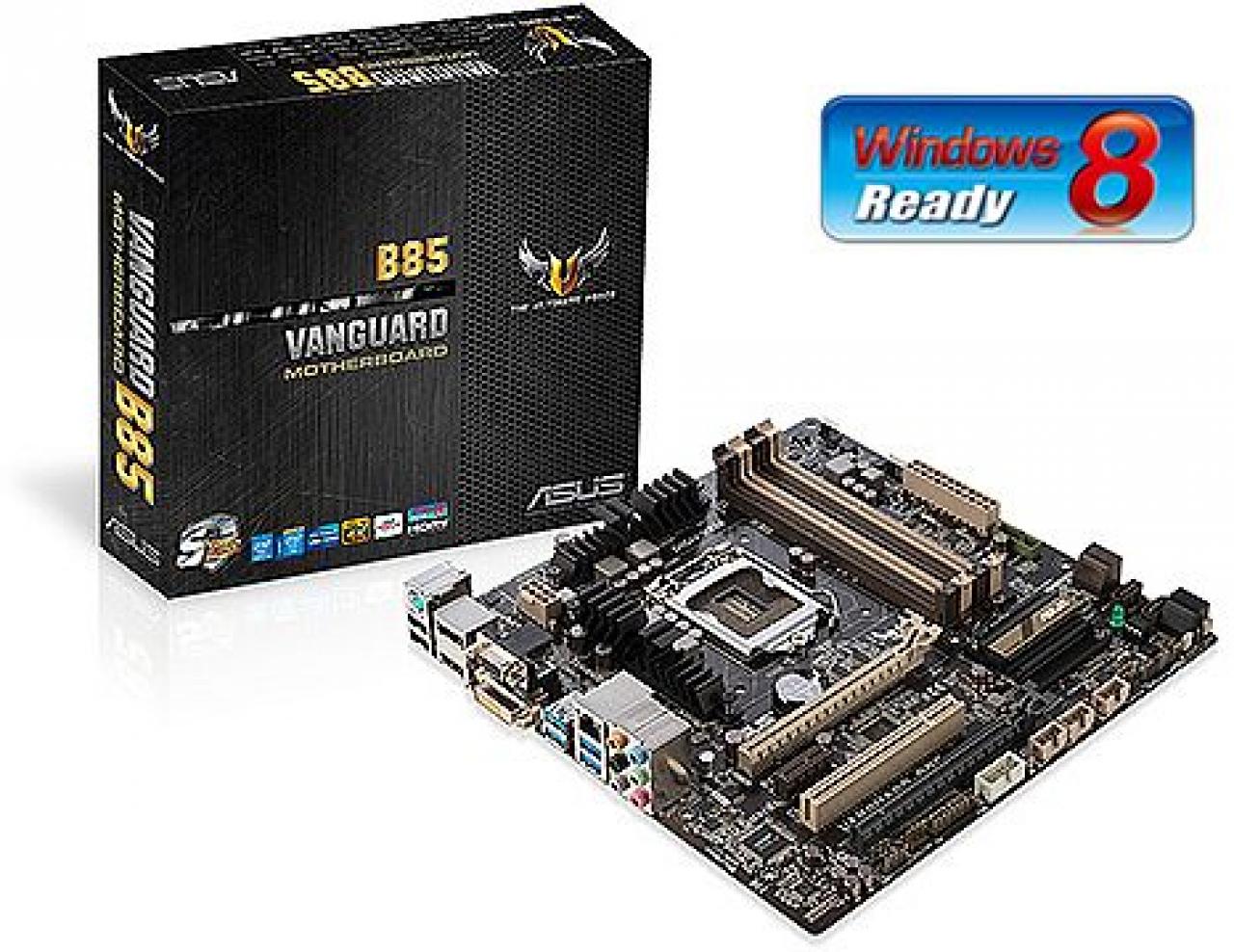 [09/10/2013] Asus Vanguard B85: Micro-ATX-Mainboard mit UASP-Unterstützung ab 77 Euro lieferbar (4)