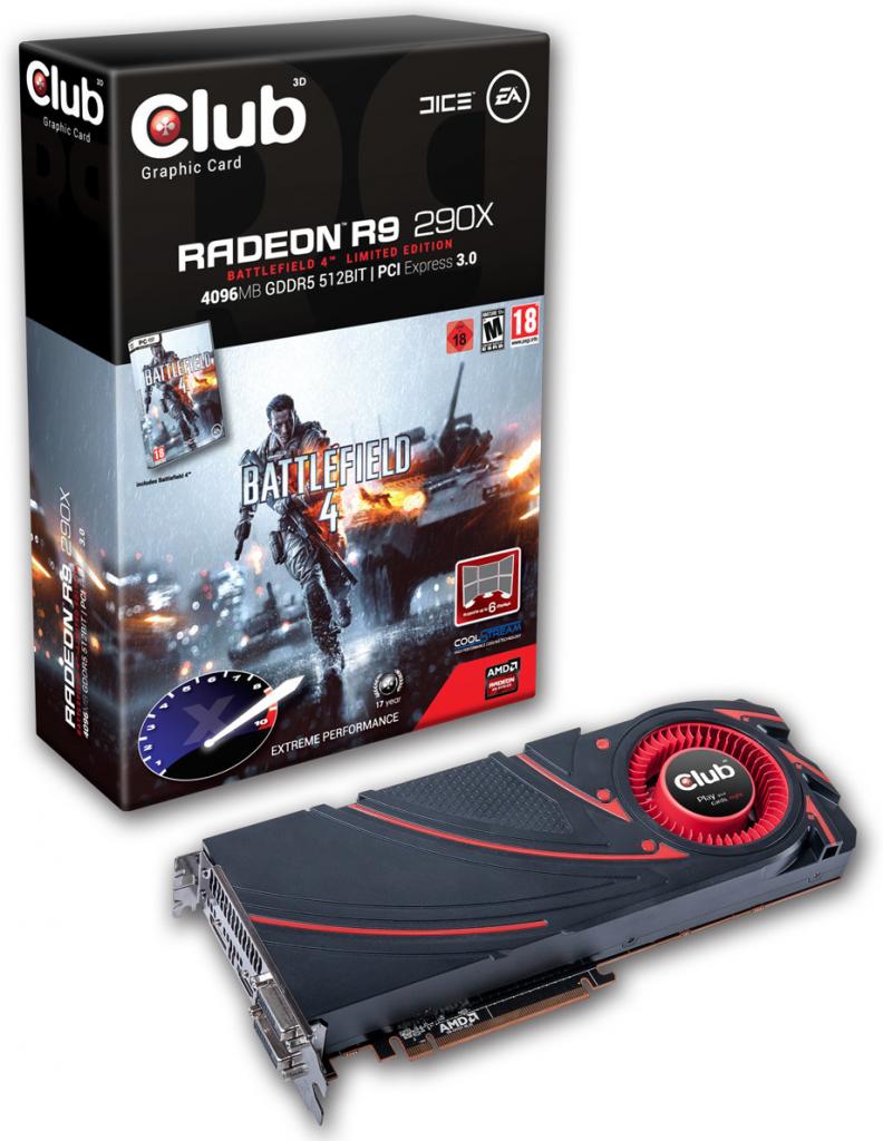 [24/10/2013] Club3D Radeon R9 290X Battlefield 4 Edition