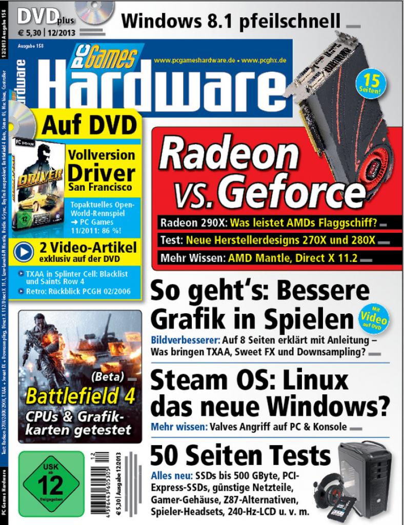 [30/10/2013] PCGH 12/2013: DVD-Cover