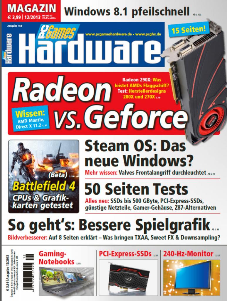 [30/10/2013] PCGH 12/2013: Magazin-Cover