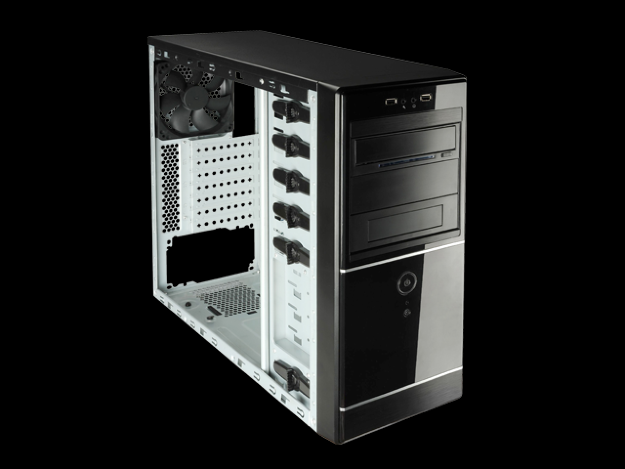 [11/10/2013] Enermax Vostok Advanced: Midi-Tower für Office-Bereich veröffentlicht (5)