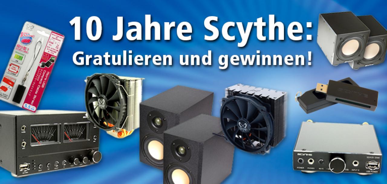 [14/10/2013] 10 Jahre Scythe: Gratulieren und gewinnen!
