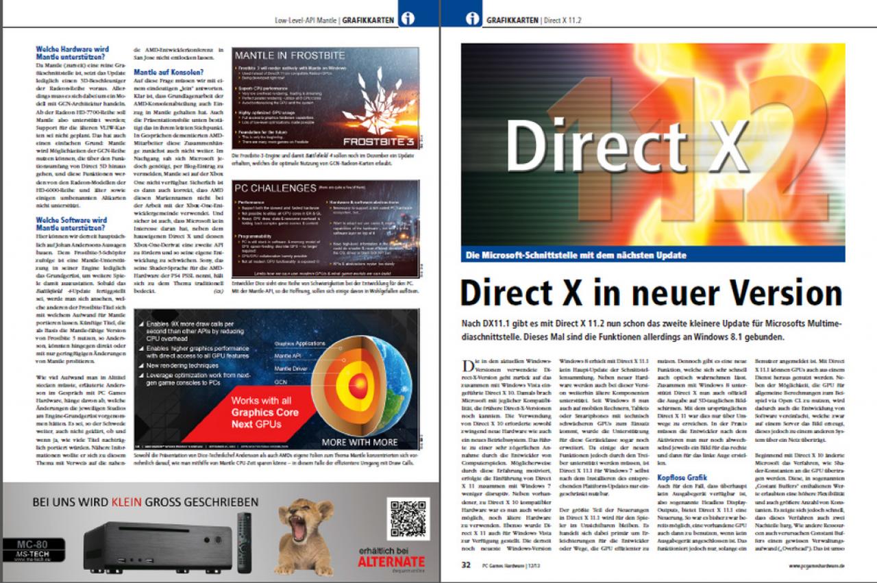 [30/10/2013] PCGH 12/2013: DirectX 11.2 & Mantle