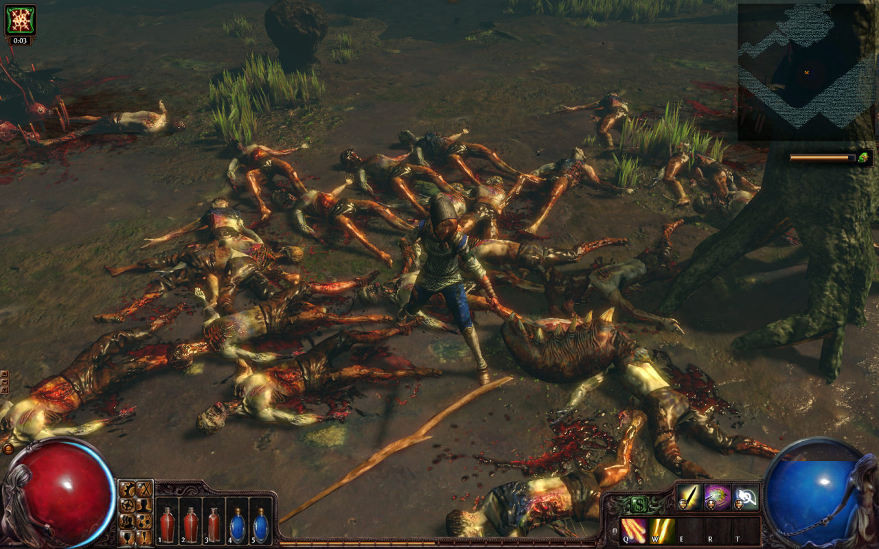 [31/10/2013] Path of Exile: Der Koop-Modus ist nicht nur bei Diablo 3 ein echter Hingucker, auch Hack'n'Slay-Kollege Path of Exile macht mit Freunden erst richtig Spaß. Die Monster-Horden haben so allerdings keine Chance mehr gegen ein gut abgestimmtes Team. (online: 6)