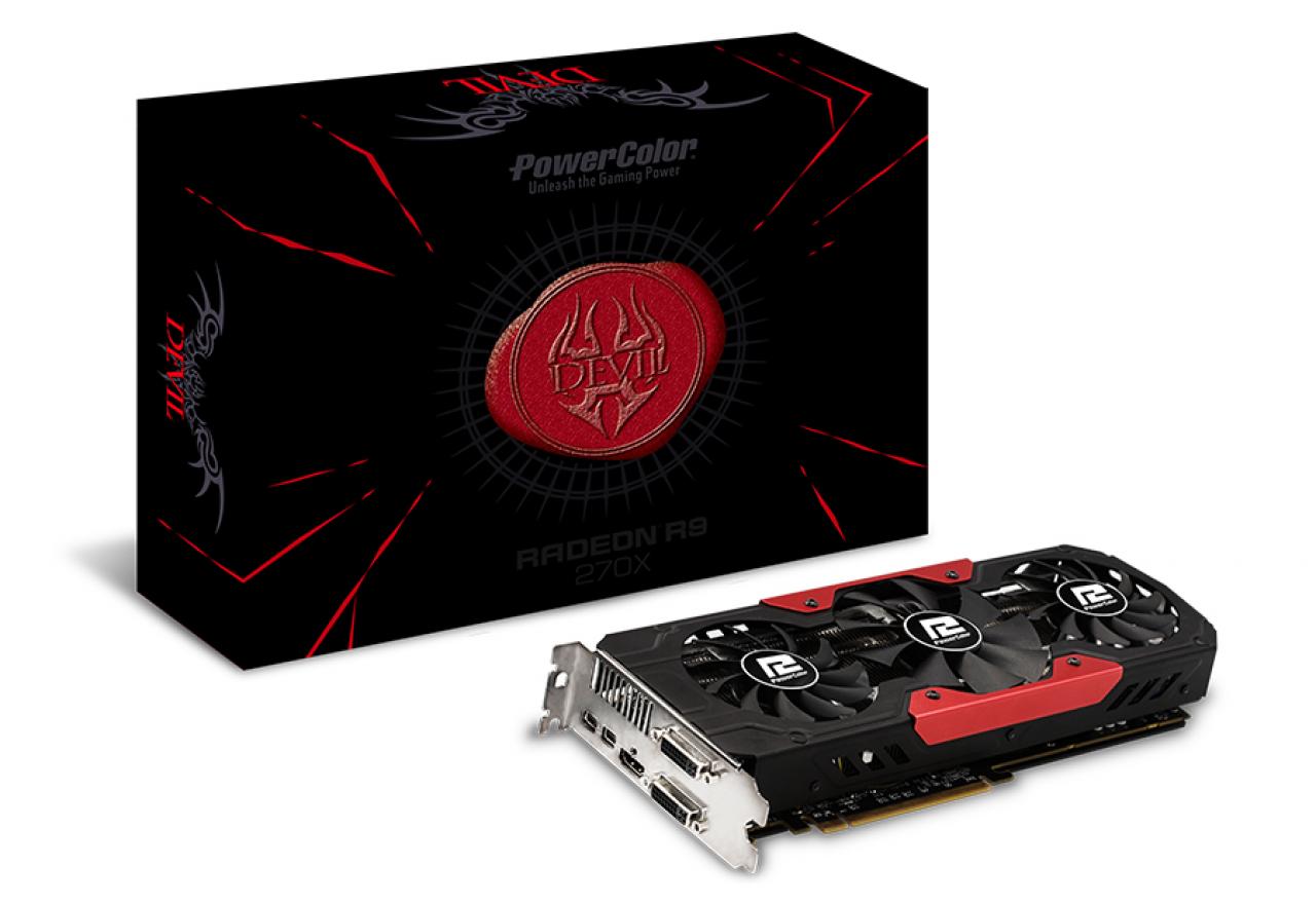 [31/10/2013] Powercolor Radeon R9 270X Devil: Bisher schnellste Curacao-XT-GPU vorgestellt (1)