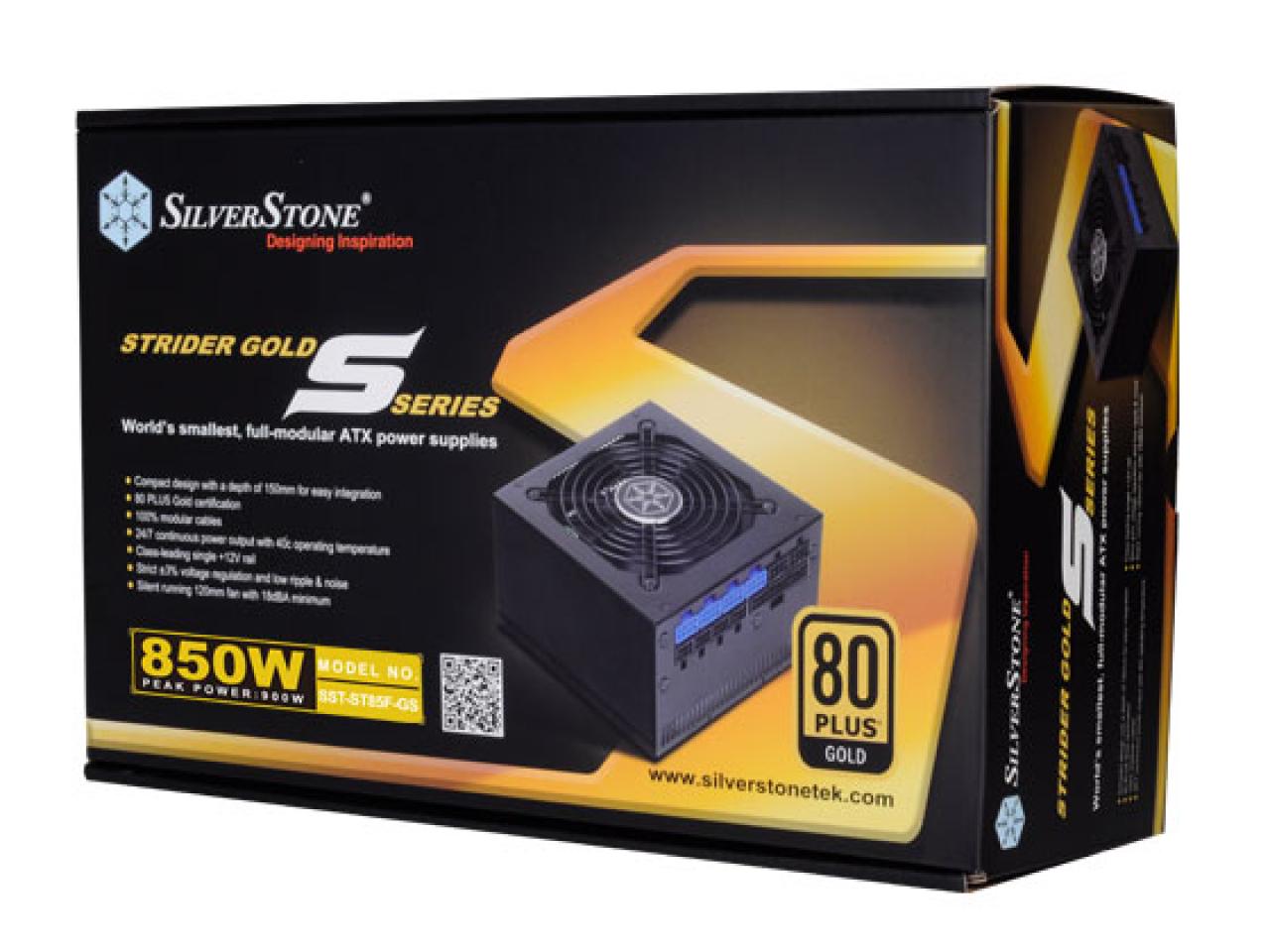 [15/10/2013] Silverstone Strider-Gold-Serie erweitert: Kleinste Vollmodulare Netzteile der Welt mit 750 und 850 Watt (1)