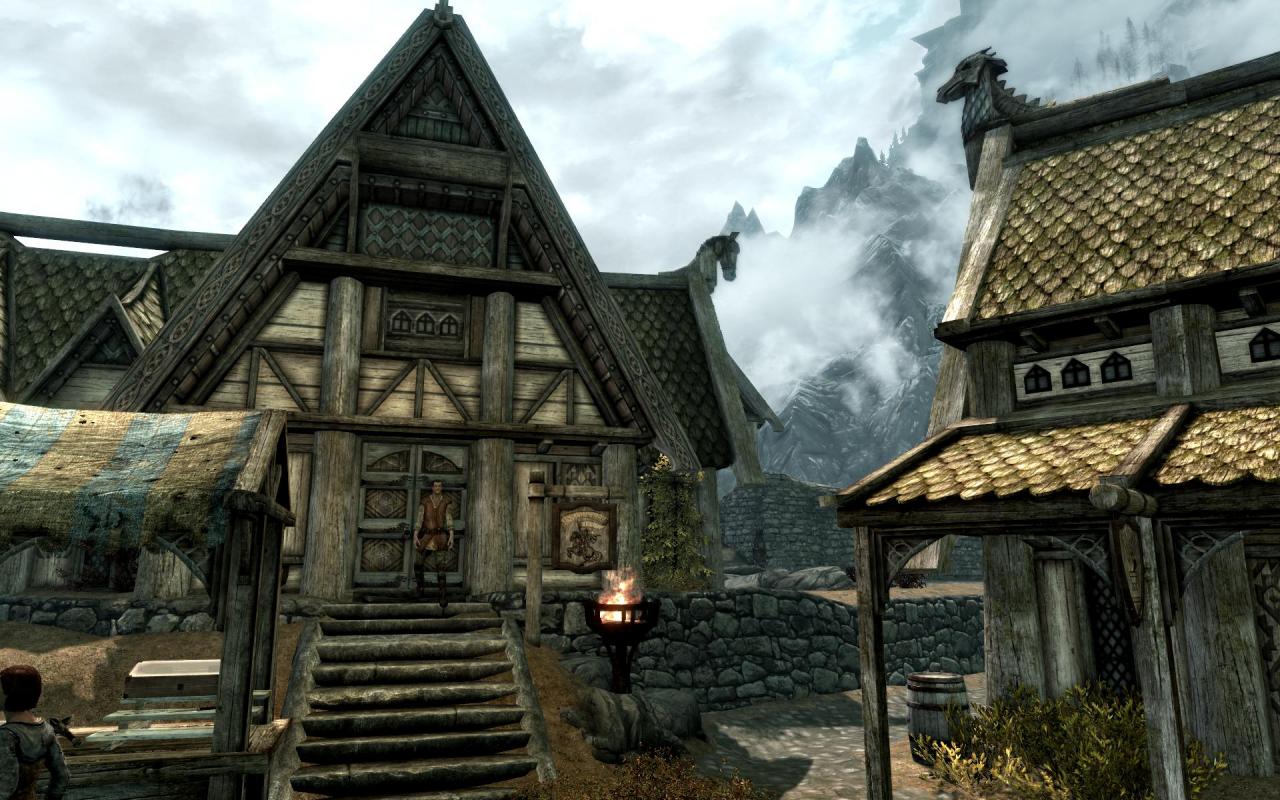 Skyrim mit Umgebungsverdeckung (Leistung)