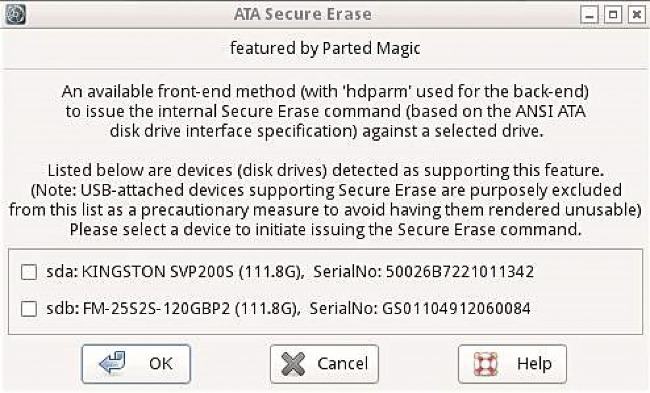 [12/11/2013] Mit dem ATA Secure Reset setzen Sie eine SSD auf den Werkszustand zurück.