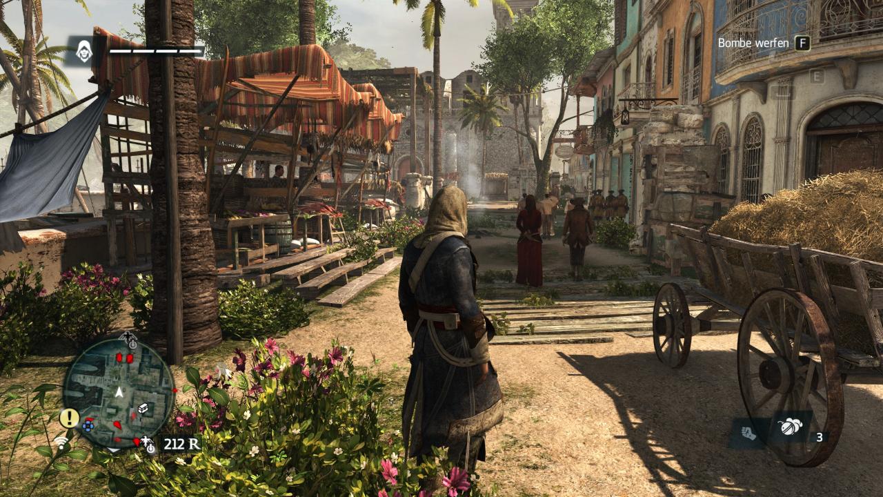 [19/11/2013] Hier wechselt das Gebäude gerade auf die nächste Qualitätstufe: Das Flimmern stört im Spiel ungemein!