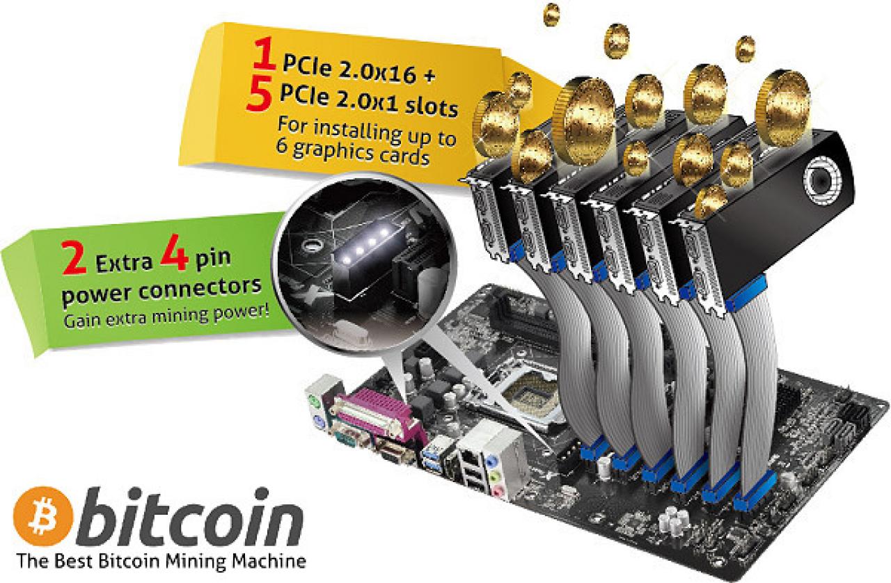 [16/11/2013] ASRock kündigt zwei Mainboards mit jeder Menge PCIe-Slots für Bitcoin-Mining an