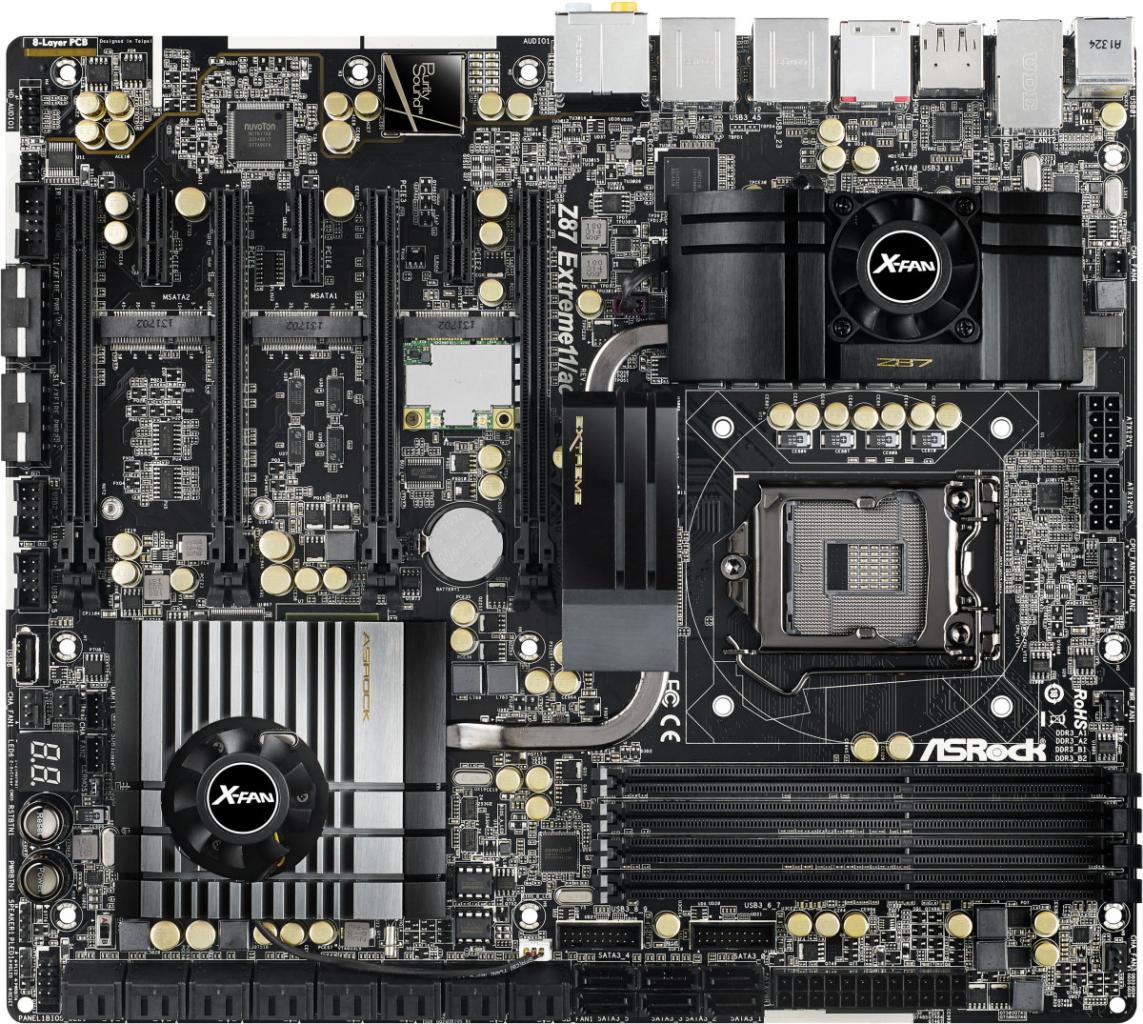 [18/11/2013] Asrock Z87 Extreme11/ac: Bestausgestattetes Sockel-1150-Mainboard vorgestellt (3)