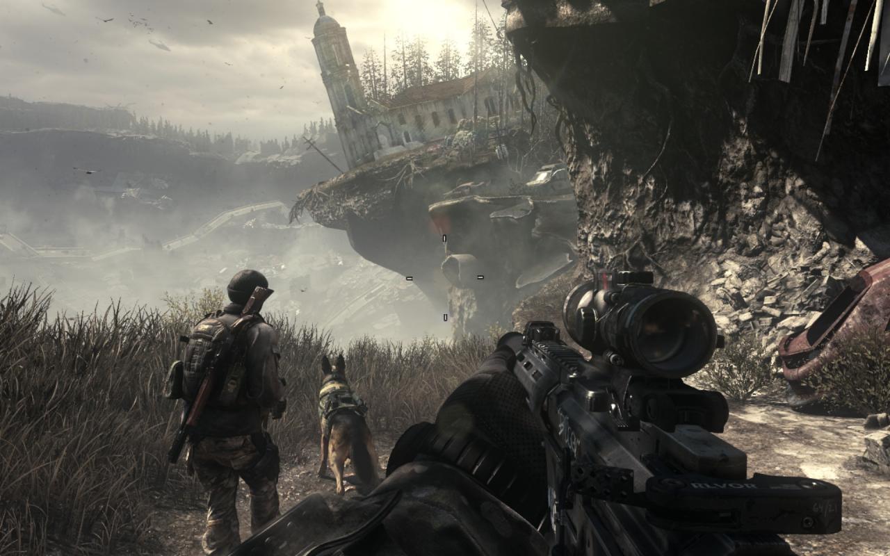 [05/11/2013] Call of Duty: Ghosts - Hübsches Design. Achten Sie auf den Kirchturm...