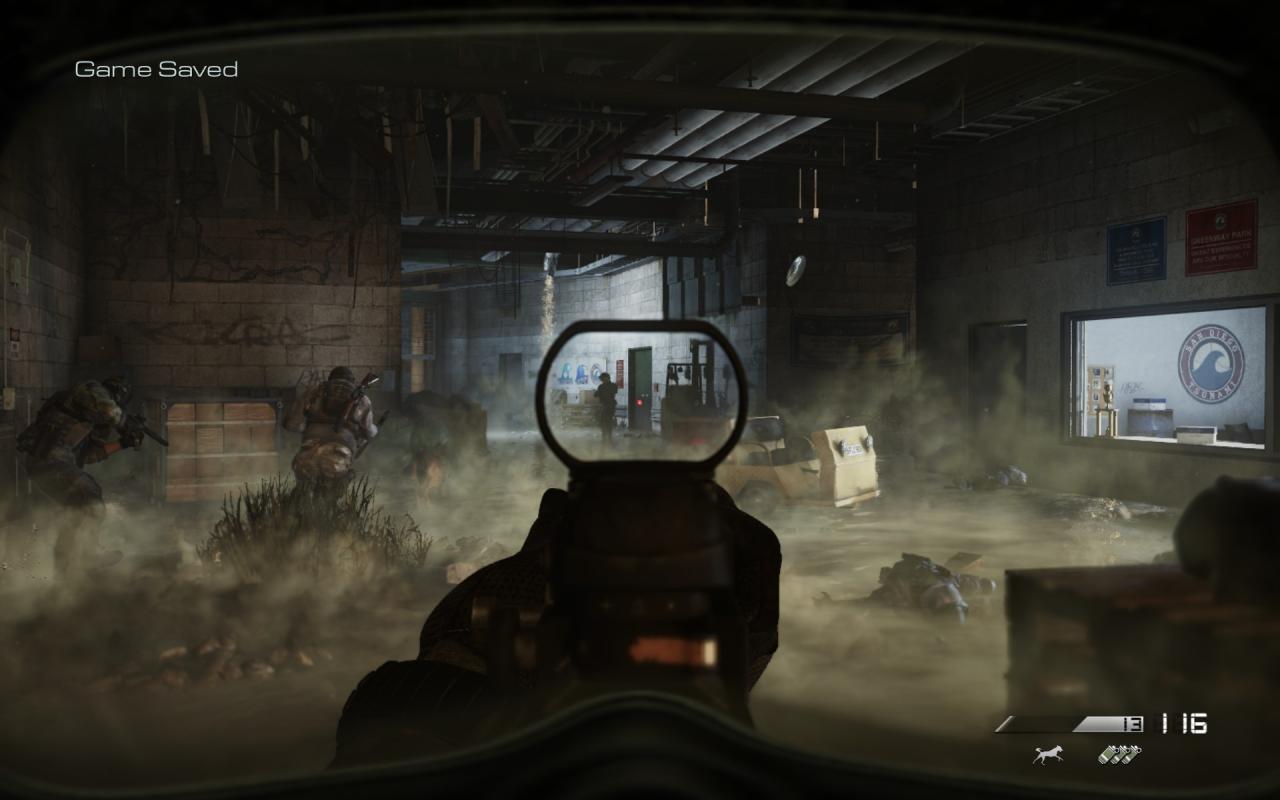 [05/11/2013] Call of Duty: Ghosts - Call of Metro die zweite: Kommen mehrere Lichtquellen zum Einsatz kann das Ergebnis durchaus überzeugen.