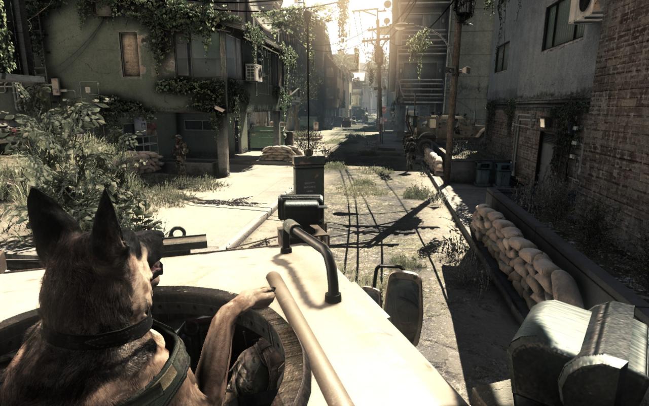 [05/11/2013] Call of Duty: Ghosts - Riley, unser vierbeiniger Begleiter ist geschmeidig animiert und verhält sich sehr lebensecht.