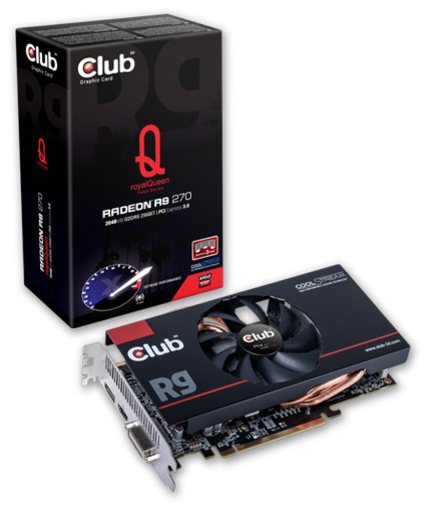 [13/11/2013] Club3D Radeon R9 270 royalQueen 955 MHz