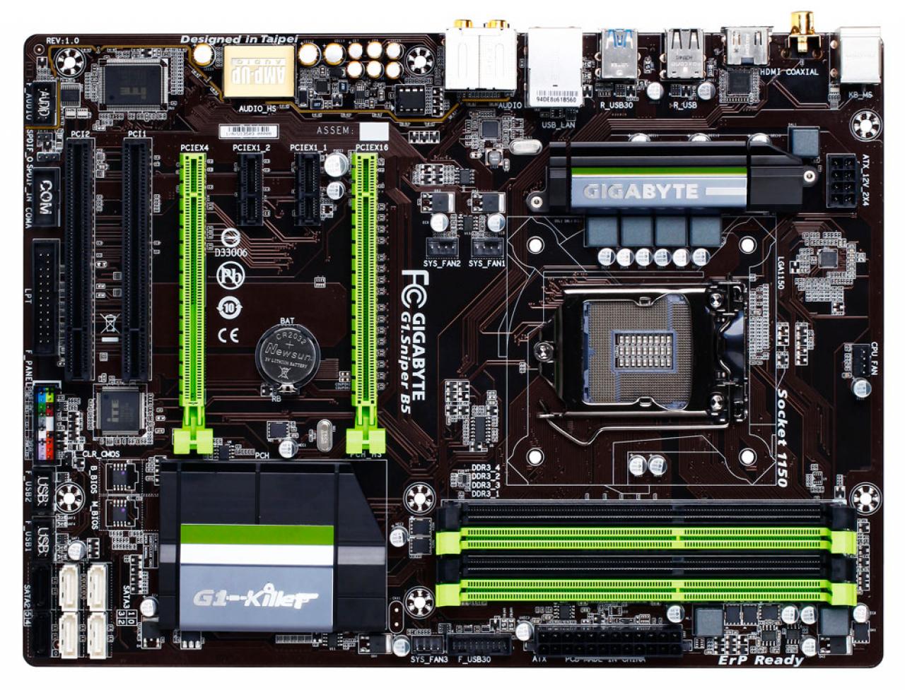 [28/11/2013] Gigabyte G.1 Sniper B5: Boardlayout
