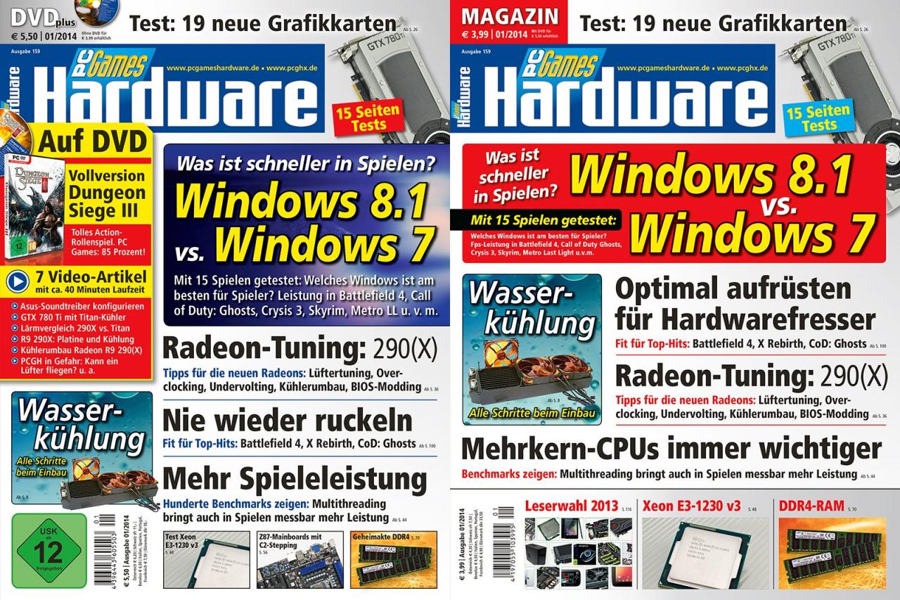 [29/11/2013] PCGH 01/2014: Heftcover