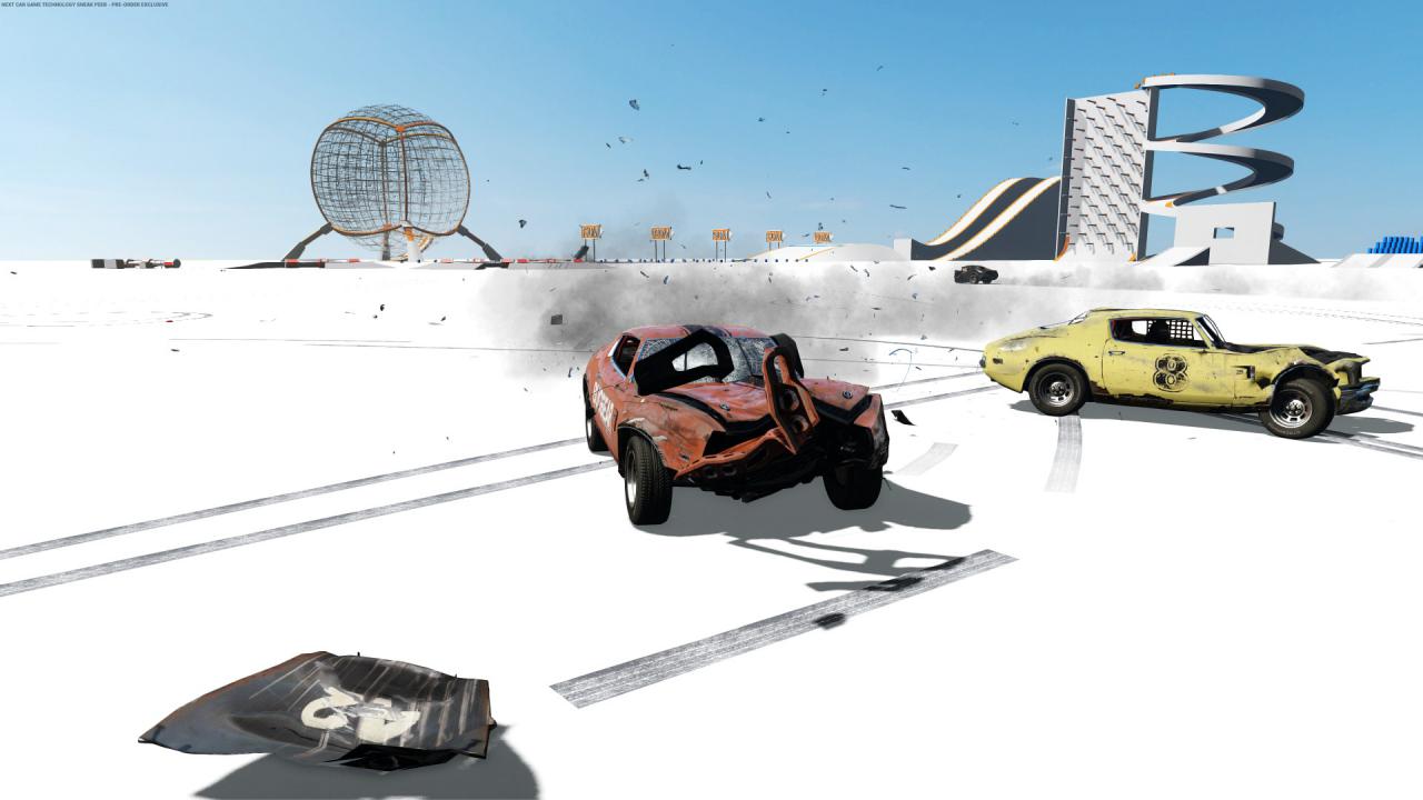 [26/11/2013] The Next Car Game - ...die Blechteile fliegen durch die Gegend und bleiben recht lange liegen, bevor sie verschwinden