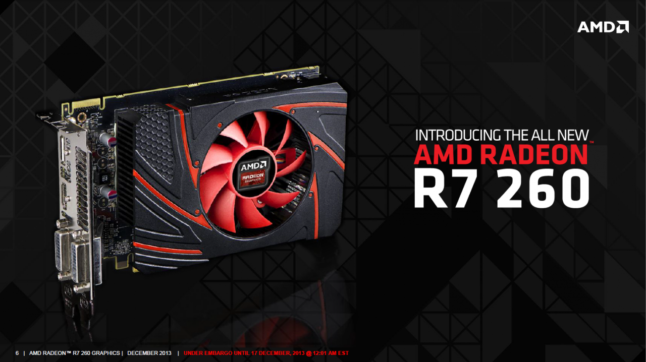 [17/12/2013] AMD Radeon R7 260 vorgestellt: Bonaire Pro für 94 Euro ab Januar 2014 (1)
