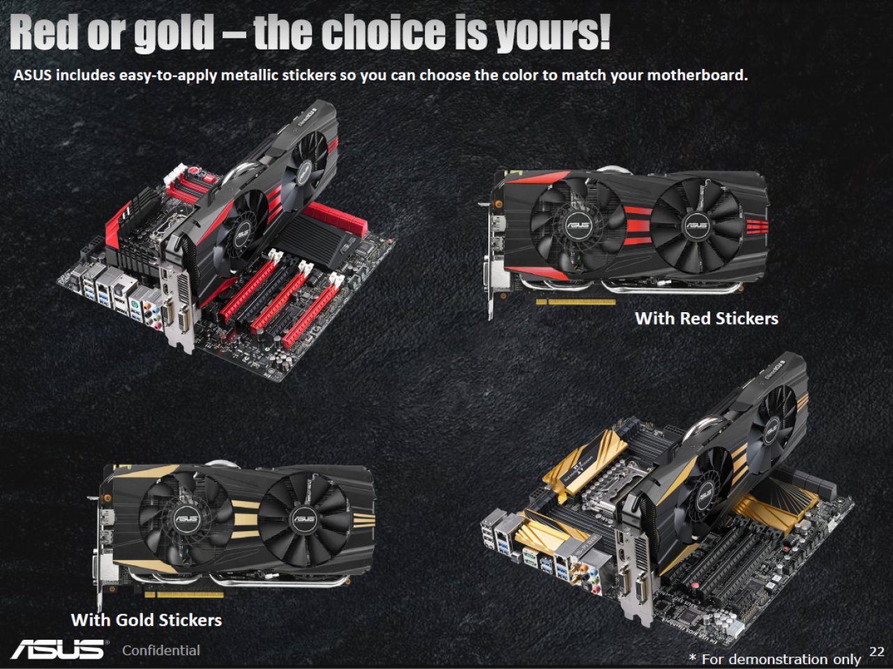 [12/12/2013] Asus Geforce GTX 780 Ti DirectCU II OC vorgestellt: Rote und goldene Metallaufkleber