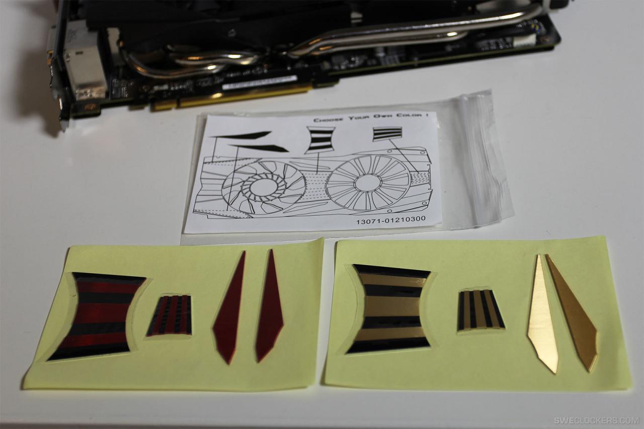 [10/12/2013] Asus Geforce GTX 780 Ti TOP: Separate Metallaufkleber-Kits (1)