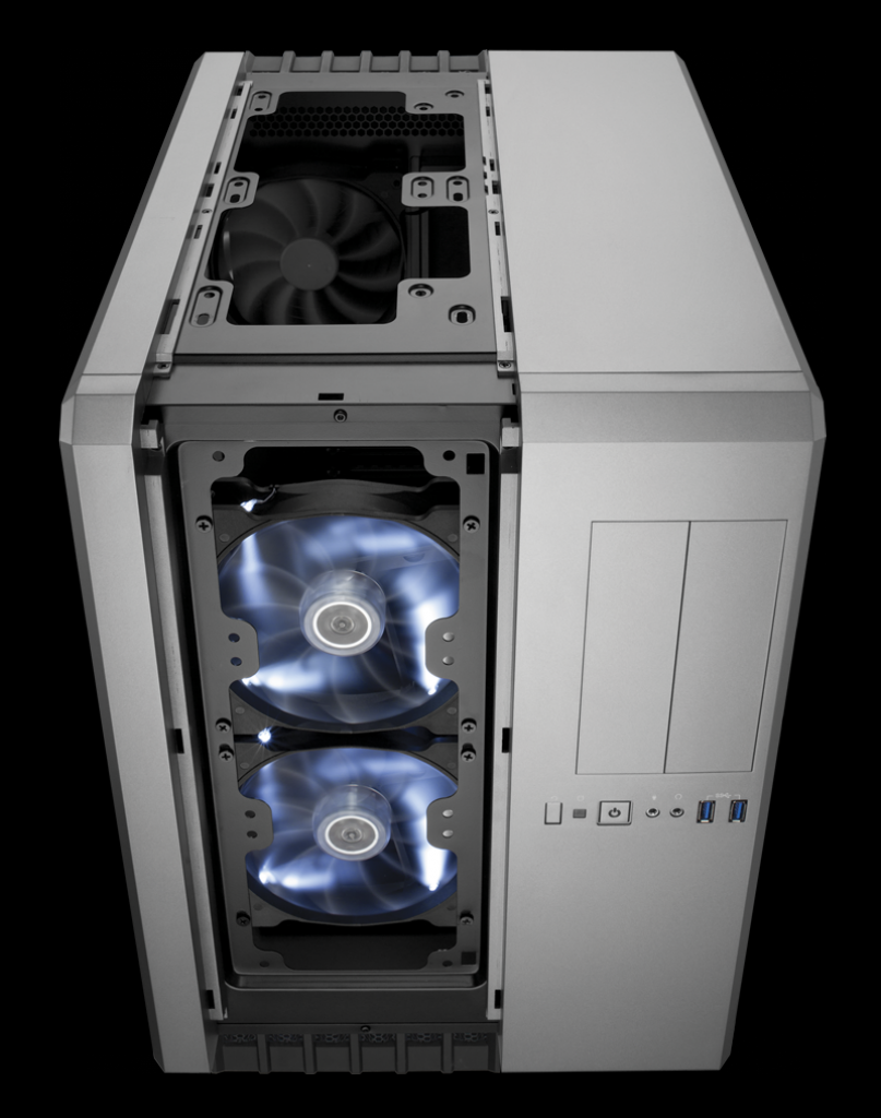 [19/12/2013] Corsair Carbide Air 540: Cube-Gehäuse in Weiß und Silber veröffentlicht (5)