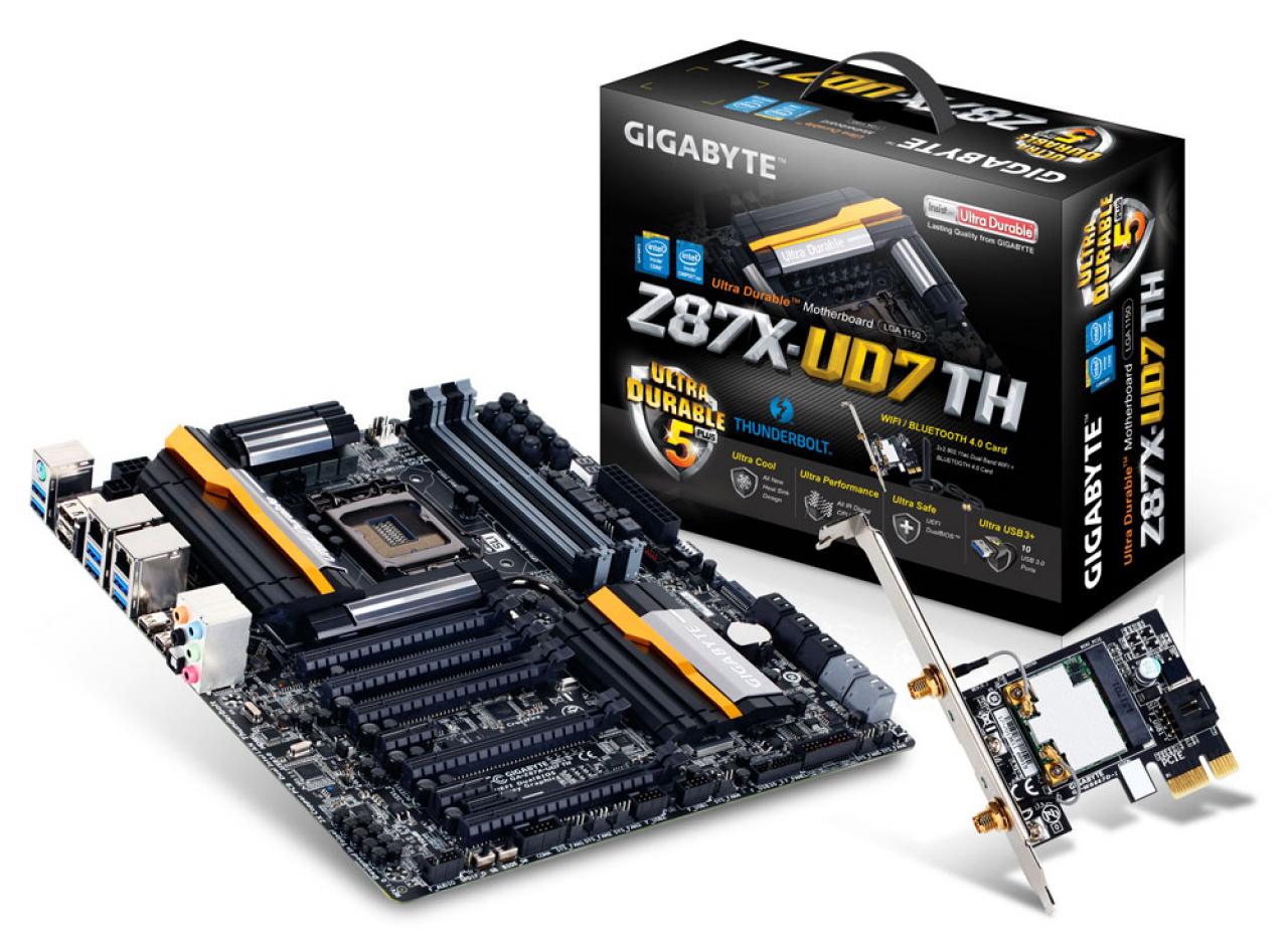 [20/12/2013] Gigabyte GA-Z87X-UD7 TH: High-End-Mainboard im E-ATX-Format für 378 Euro veröffentlicht (5)