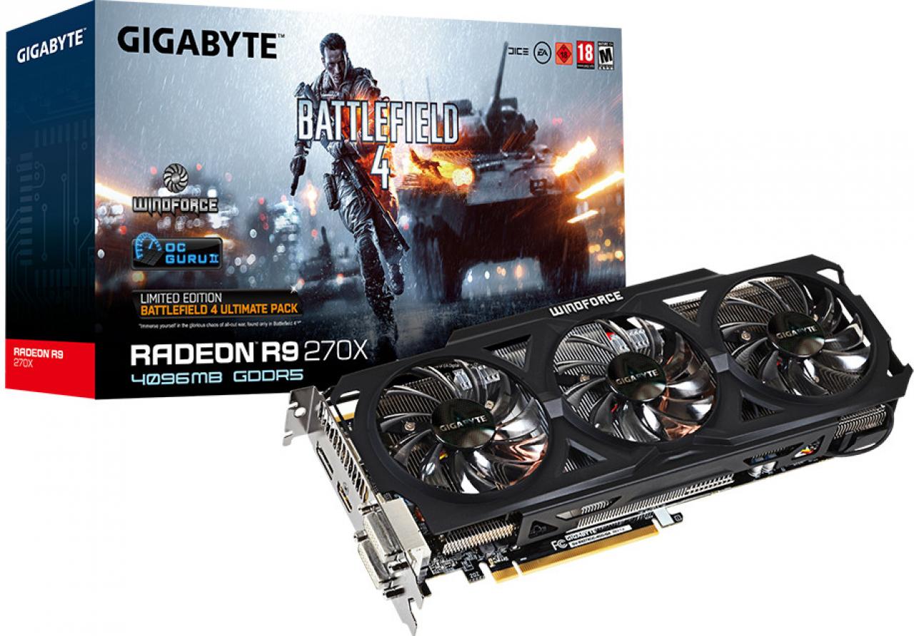 [26/12/2013] Radeon R9 270X und R7 260X: Neue OC-Grafikkarten von Gigabyte mit bis zur 4 GiByte Speicher. (5)