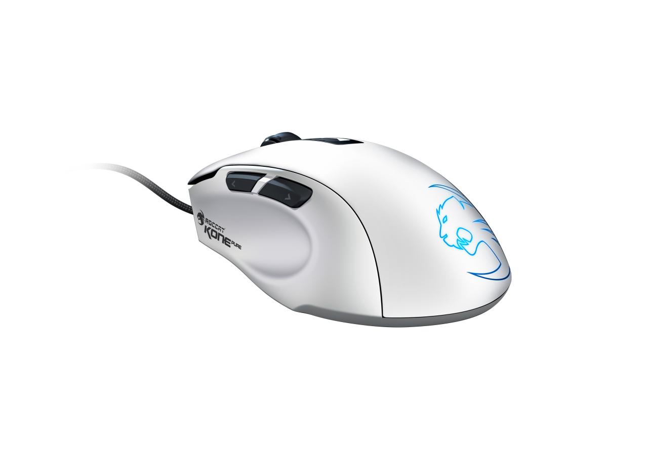 [02/12/2013] Die neue Roccat Kone Pure Color Phantom White soll pünktlich zu Weihnachten erhältlich sein.