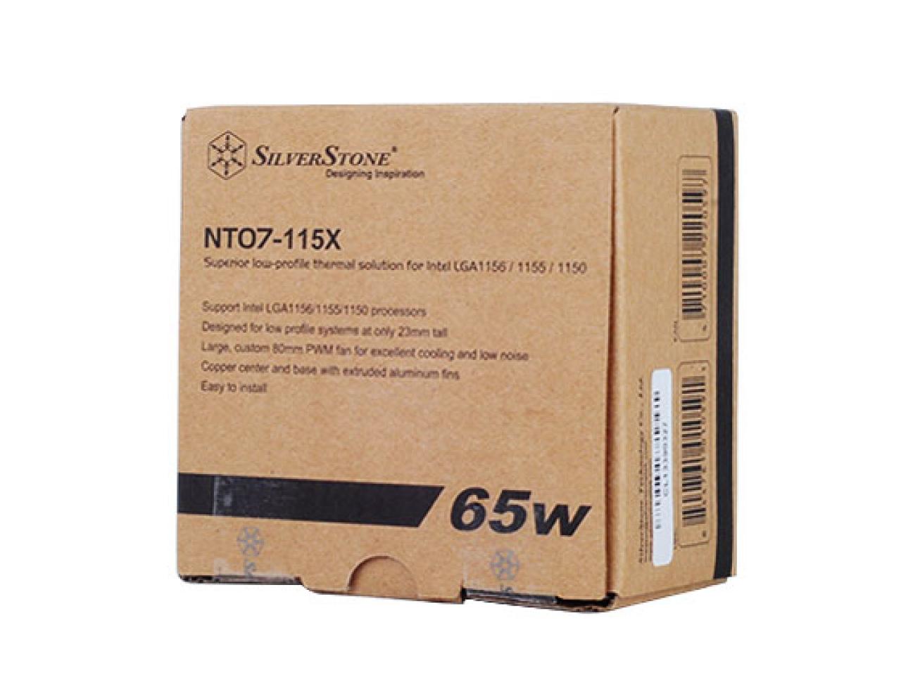 [10/12/2013] Silverstone NT07-115X: Extremflacher CPU-Kühler für HTPC-Gehäuse angekündigt (4)