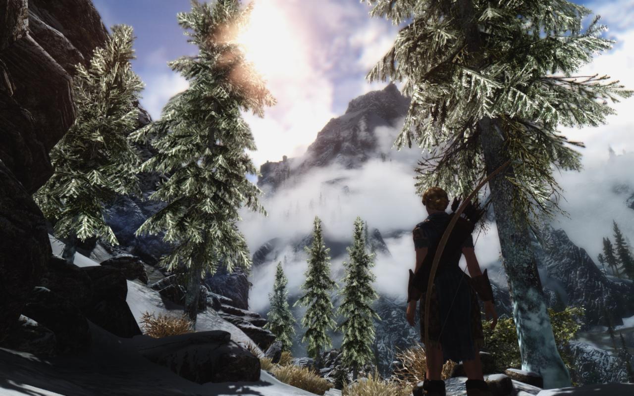 [06/12/2013] Skyrim maxed Graphics - Climates of Tamriel, ENB und Sunglare