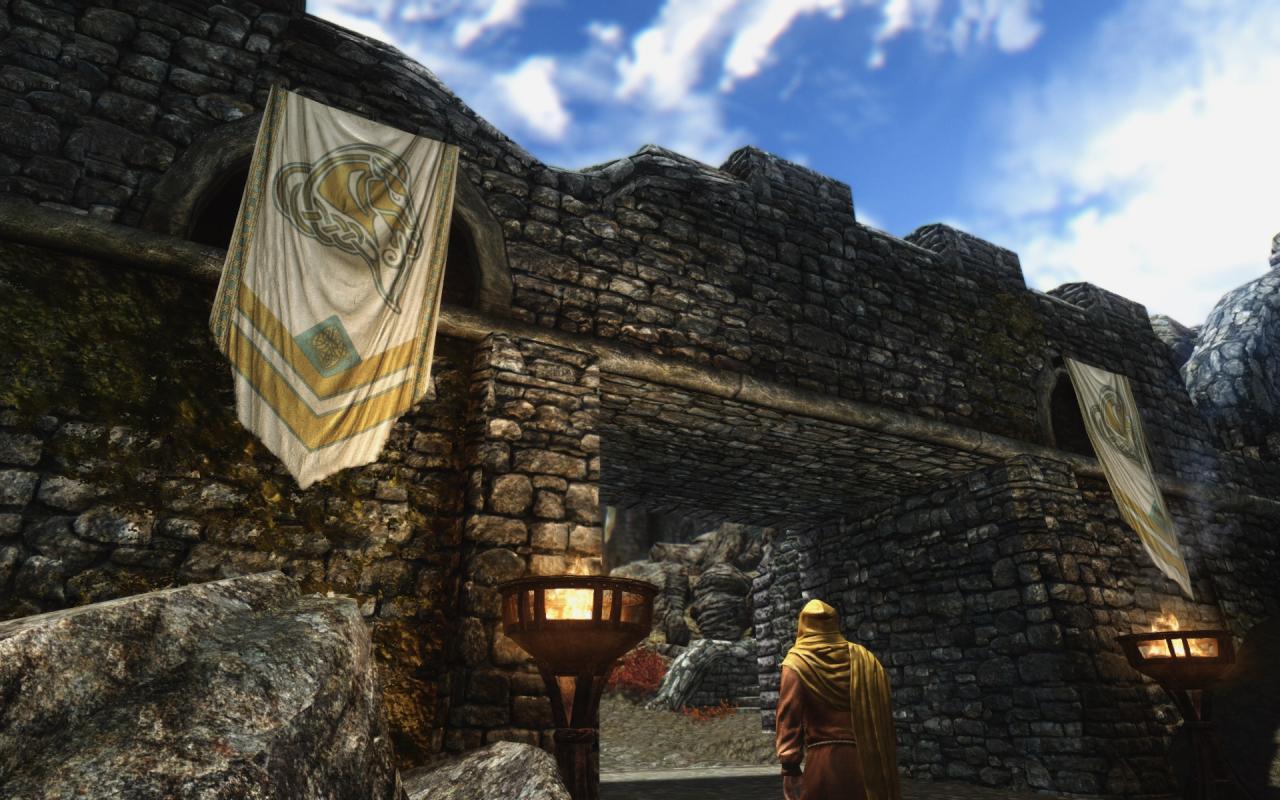 [06/12/2013] Skyrim maxed Graphics - Auch Details wie Flaggen haben neue Texturen