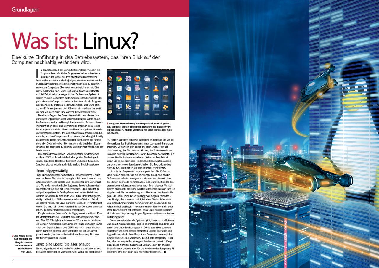 [07/01/2014] Raspberry Pi: Das Handbuch - Sonderheft mit geballtem Wissen auf über 164 Seiten im Kiosk