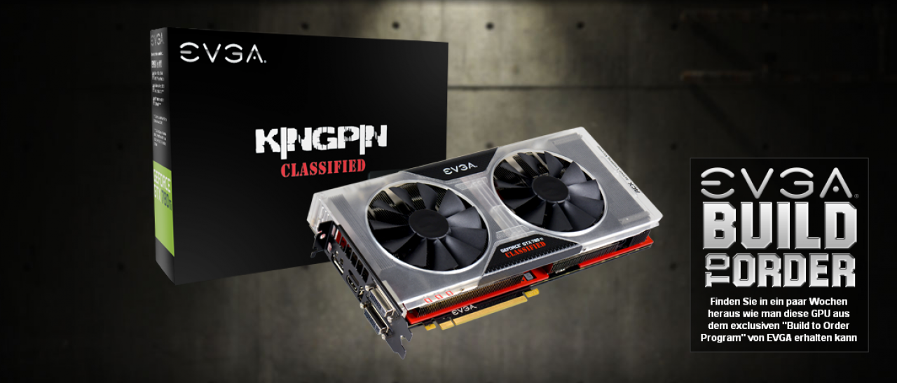 [28/01/2014] EVGA Geforce GTX 780 Ti Classified Kingpin Edition: Ausnahme-Grafikkarte für 765 Euro bestellbar