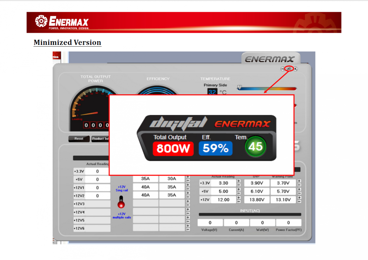 [22/01/2014] Enermax Digifanless-Software: Miniaturansicht