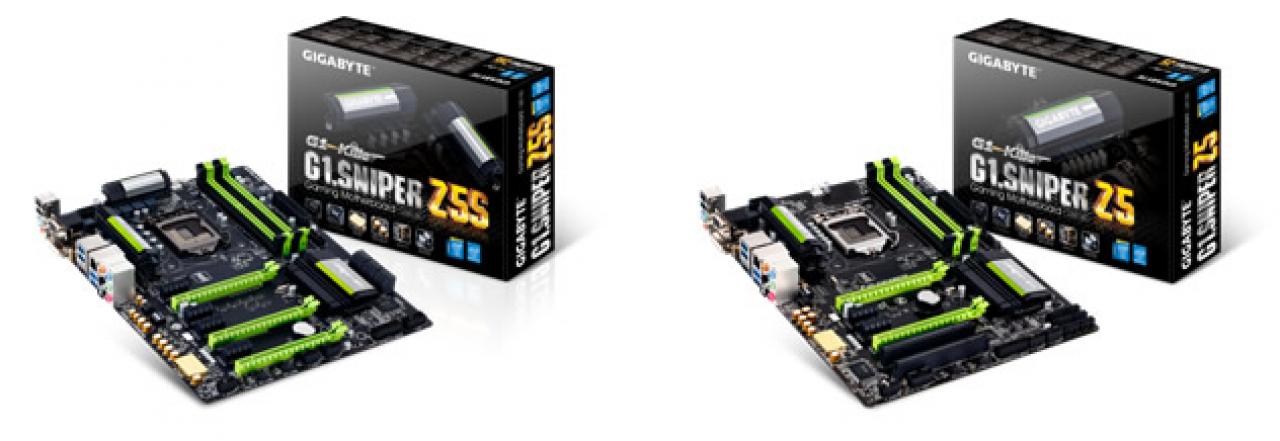 [04/01/2014] Gigabyte G1.Sniper Z5S und Z5: Die neue Mittelklasse-Mainboards für Haswell sollen in Kürze verfügbar werden