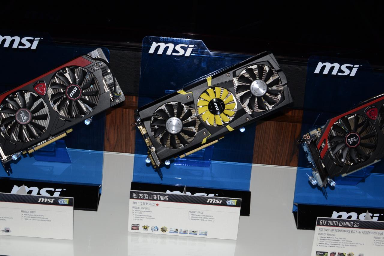 [07/01/2014] MSI Radeon R9 290X Lightning: Neue Bilder von der CES 2014 aufgetaucht (1)