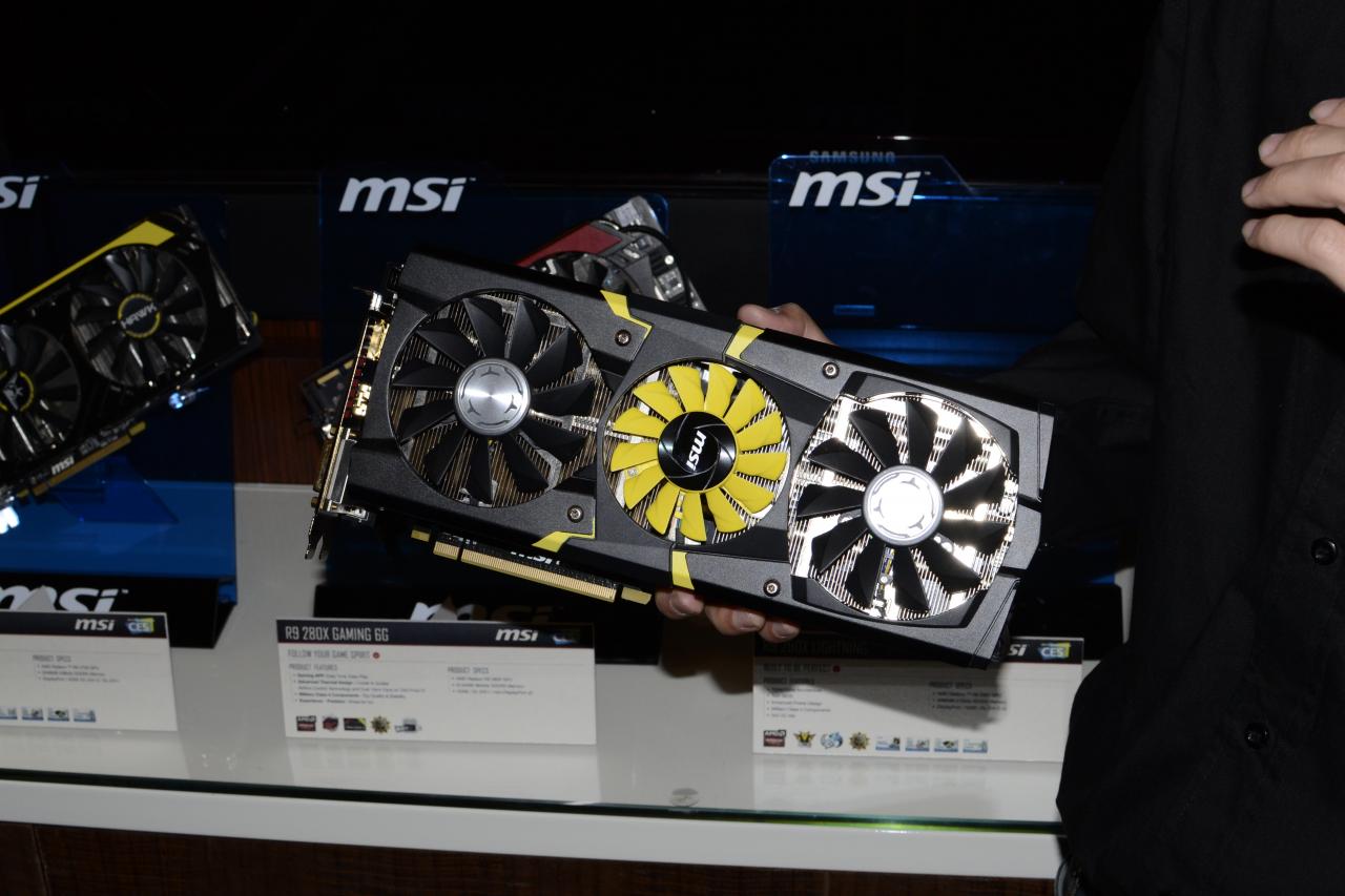 [07/01/2014] MSI Radeon R9 290X Lightning: Neue Bilder von der CES 2014 aufgetaucht (3)